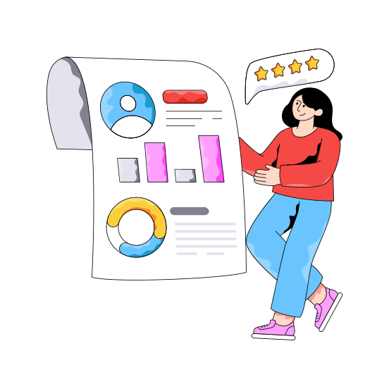 Employee Performance, Employee Assessment, Employee Ranking, Performance Report, Employee Evaluation illustration