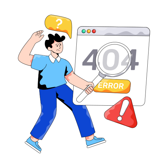 Error , Website Error, Blocked Website, Web Error, Http Error, illustration