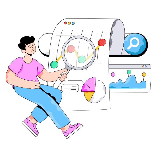 Market Research, Business Data, Business Analytics, Statistics, Infographic, illustration