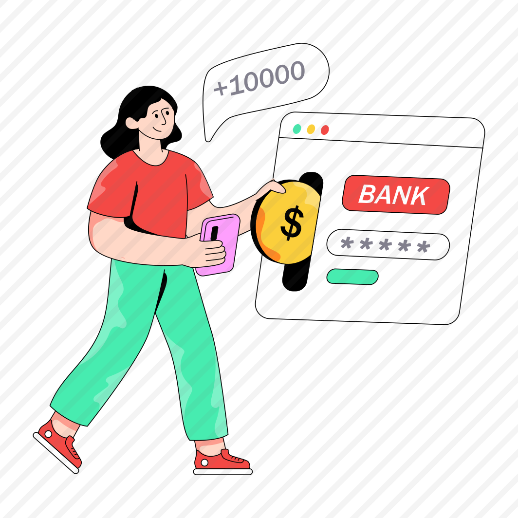 Money Deposit, Cash Deposit, Online Banking, E Banking, Web Banking preview