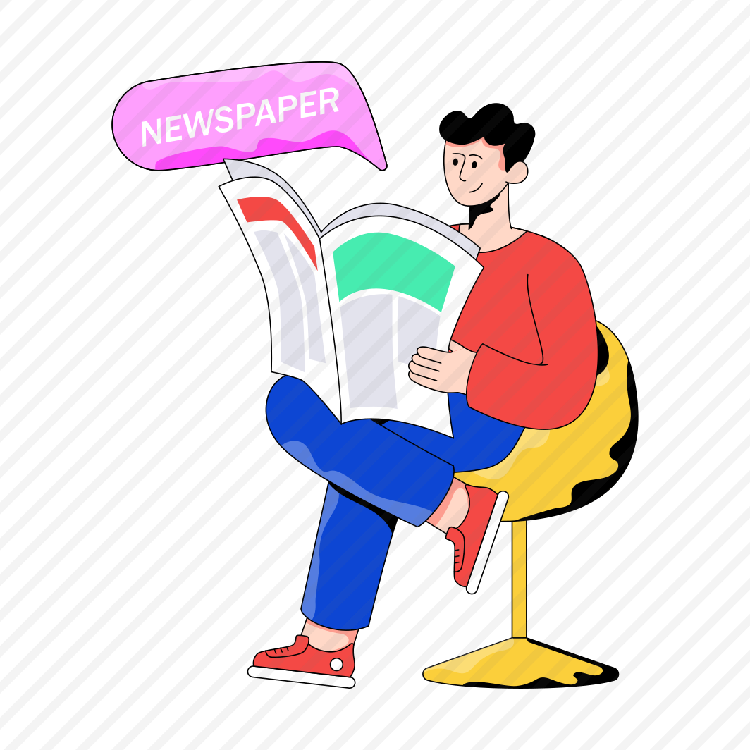 Reading Newspaper, Newsletter, News Media, Journalist, Hobby preview