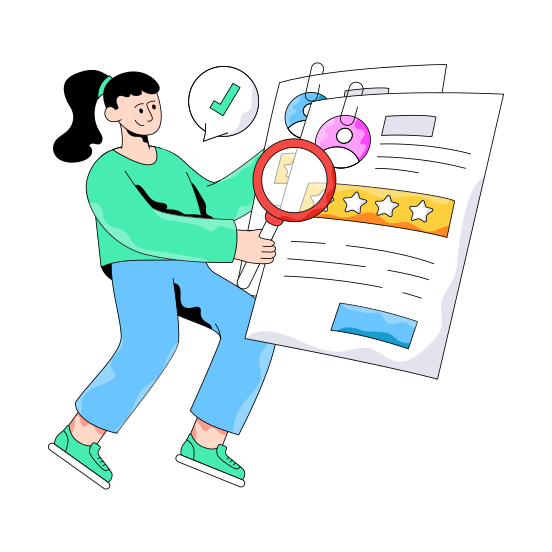 Search Cv, Search Profile, Recruitment, Find Cv, Cv Analysis illustration
