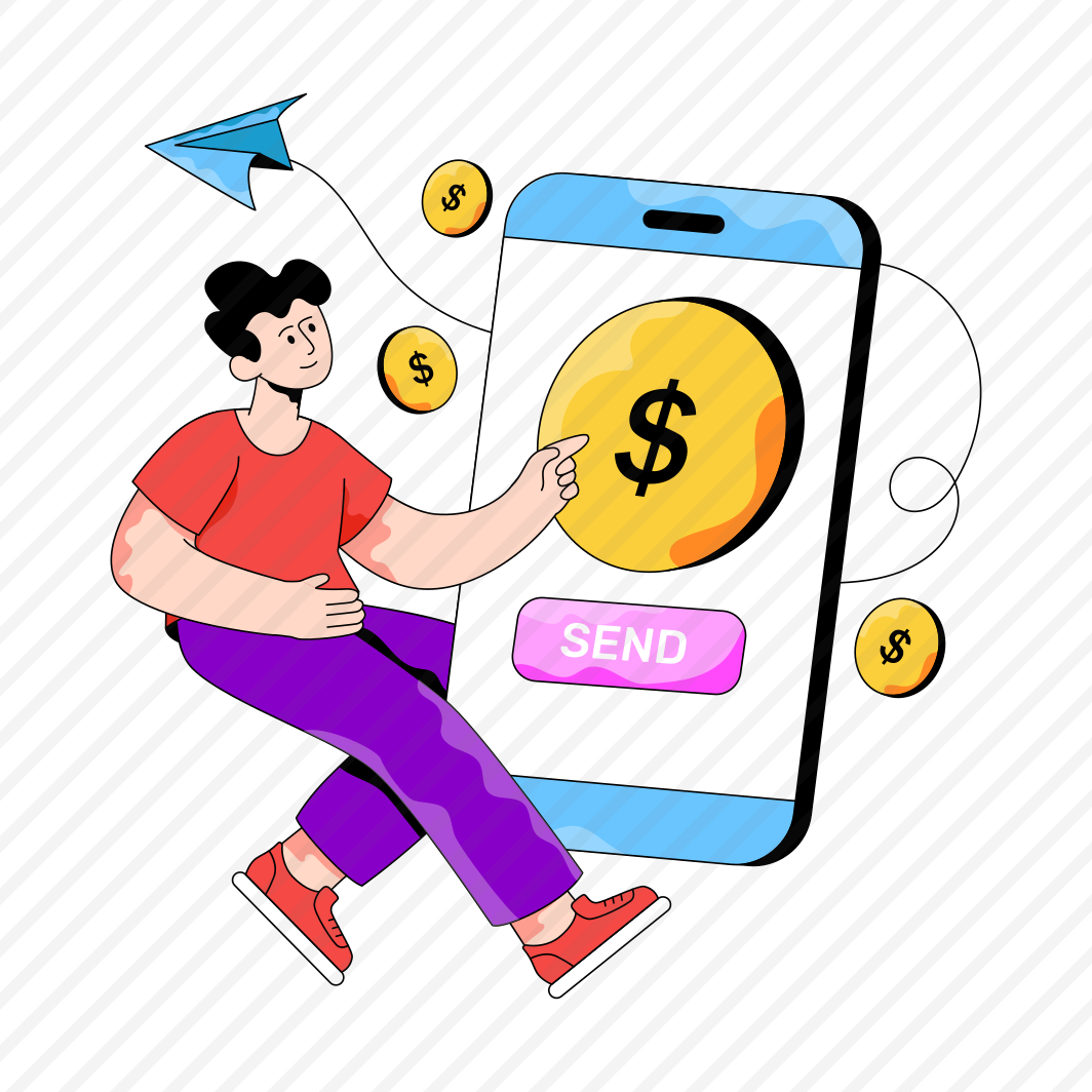 Send Money, Send Cash, Money Transfer, Mcommerce, Banking App preview