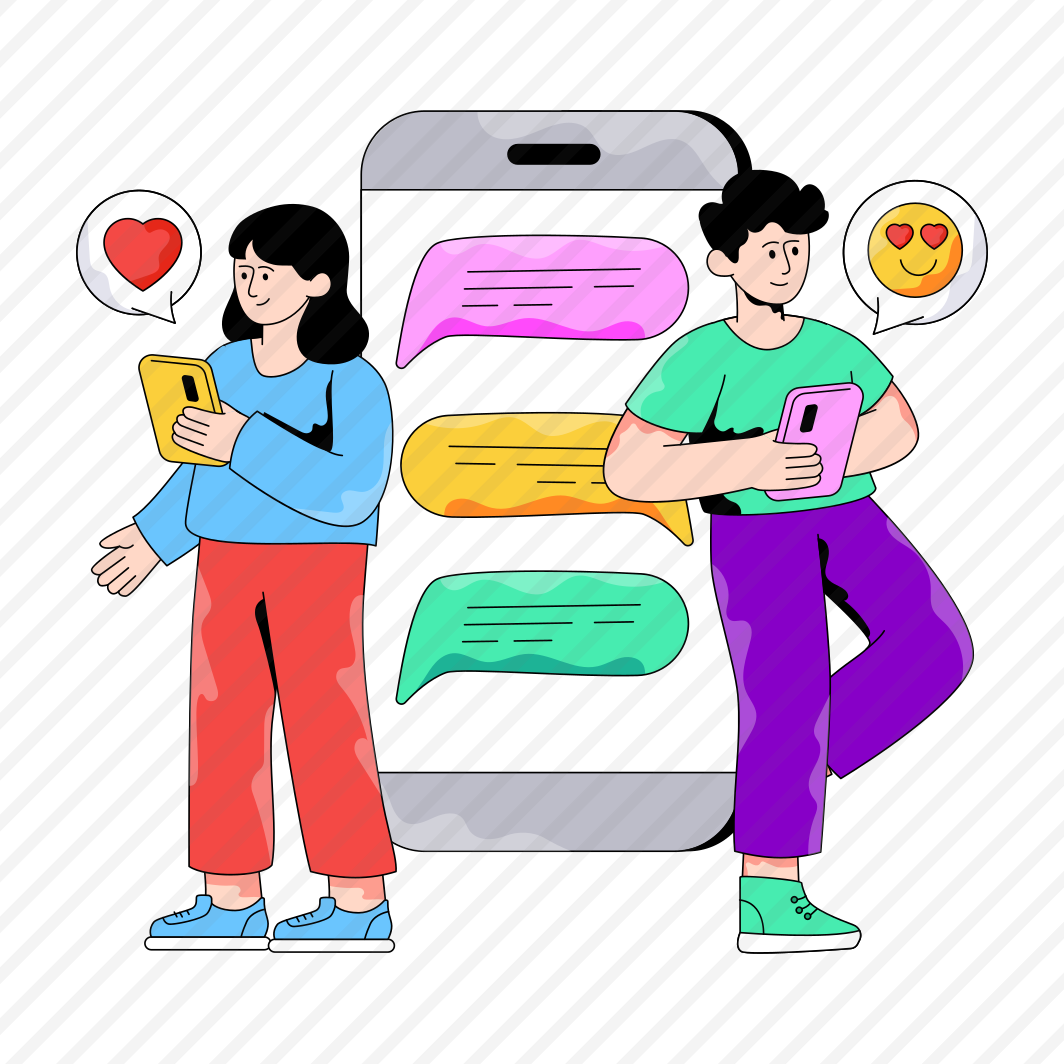 Social Media Chat, Mobile Message, Mobile Communication, Mobile Conversation, Mobile Text preview