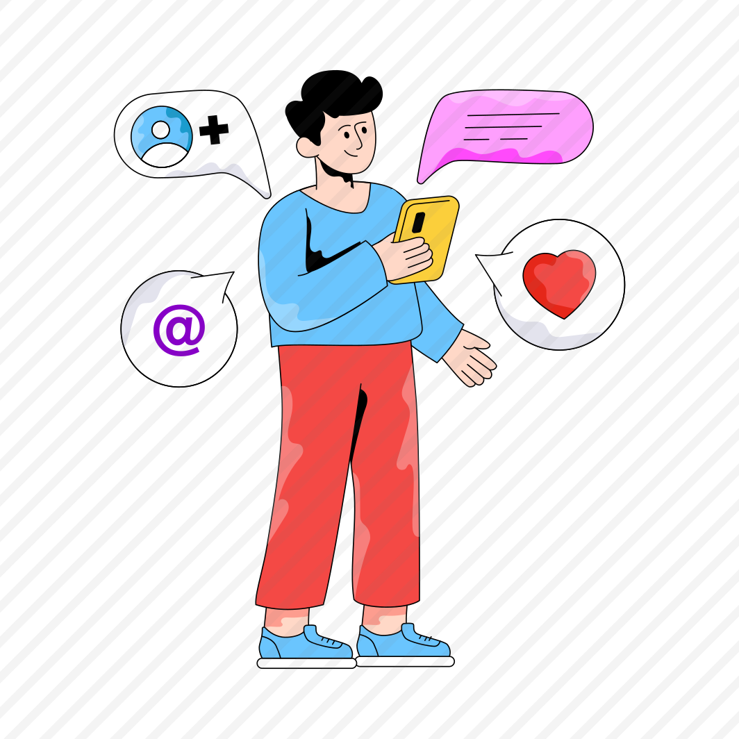 Social Media User, Social Network, Social Platform, Social Community, Social Media Chat, preview