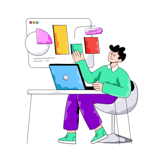 Business Presentation, Graphical Representation, Data Analytics, Statistics, Infographic, illustration