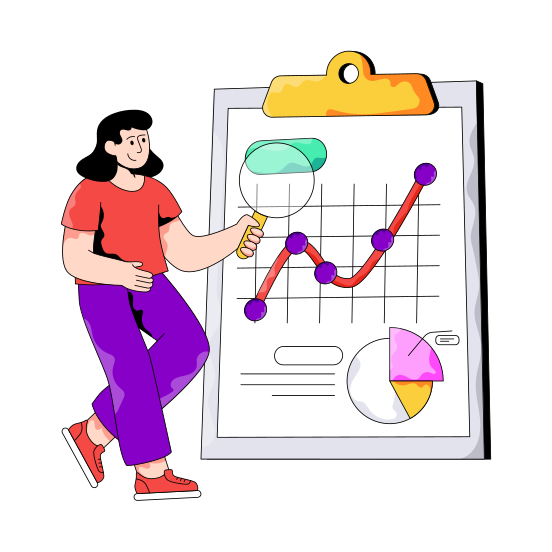 Business Report, Business Data, Business Analytics, Statistics, Infographic, illustration