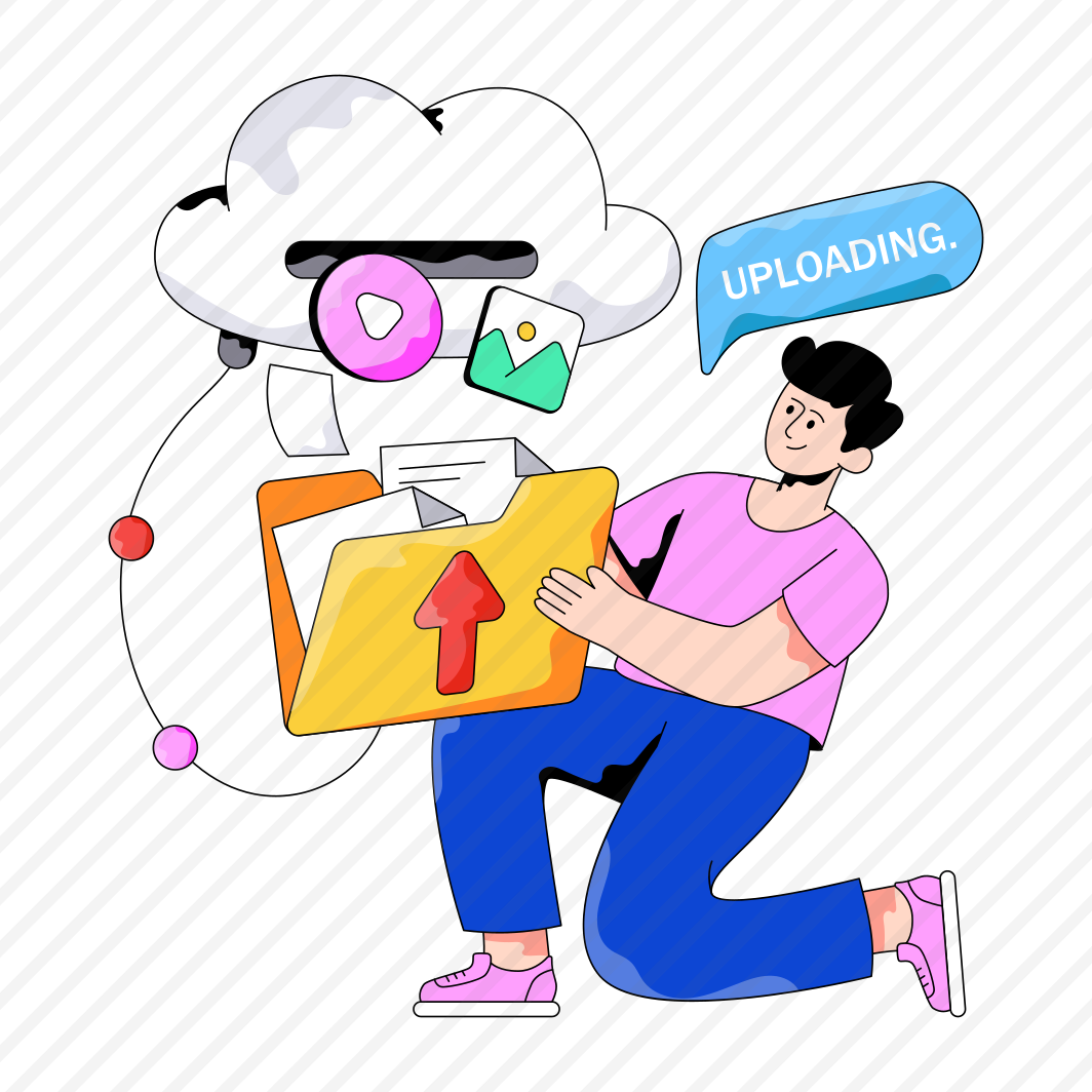 Cloud Uploading, Data Upload, Online Uploading, Cloud Computing, Cloud Data Transfer preview