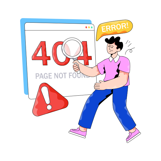 Error , Website Error, Blocked Website, Web Error, Http Error, illustration