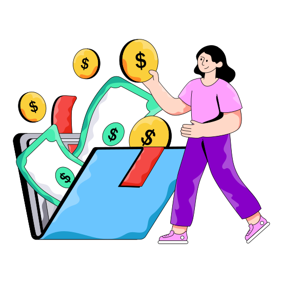Financial Data, Financial Folder, Document, Doc, Archive,icons illustration