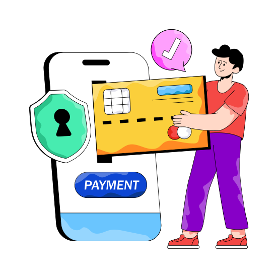 Card Payment, Online Payment, E Payment, Ecommerce, Electronic Payment illustration