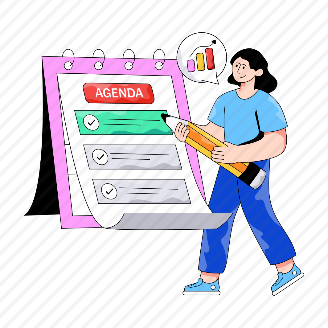 Checklist, List, Todo, Worksheet, Meeting Agenda preview