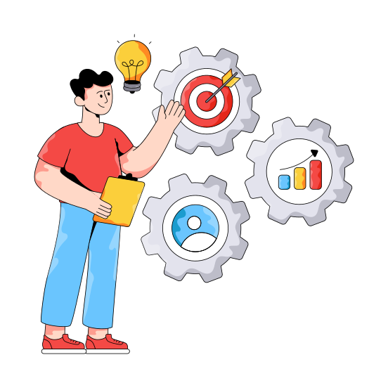 Data Management, Data Development, Data Setting, Data Configuration, Config, illustration