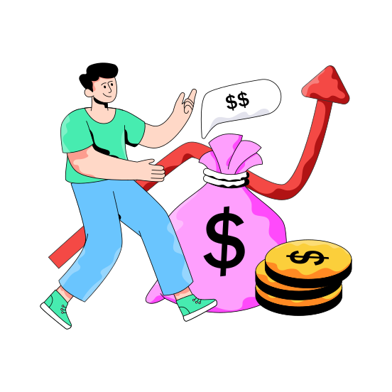 Financial Analytics, Money Growth, Financial Growth, Investment Profit, Investment Growth, illustration