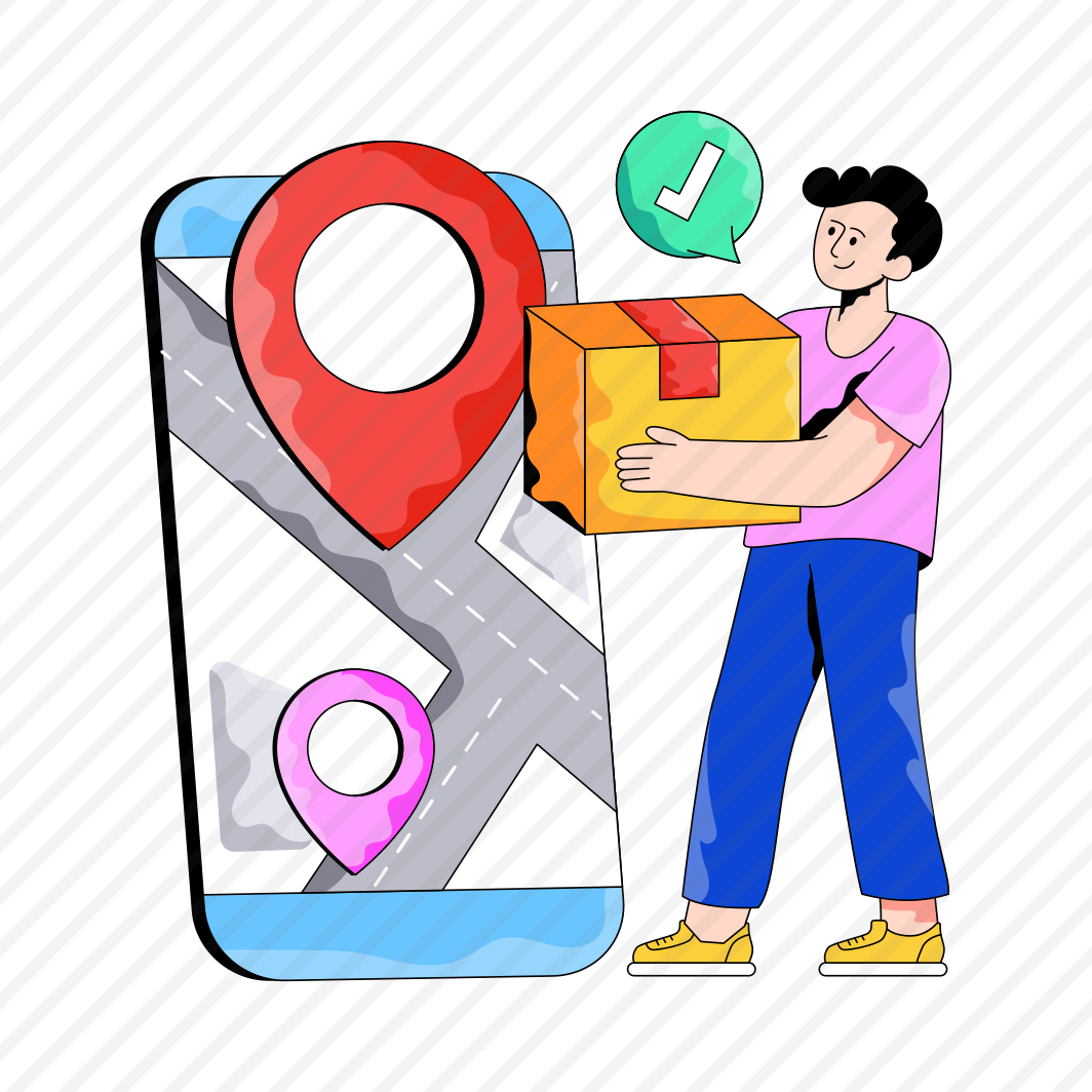 Mobile Parcel Tracking, Mobile Package, Online Package, Mobile Delivery, Phone Parcel preview