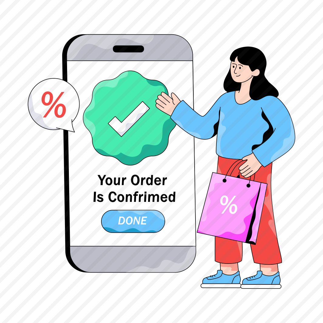 Order Confirmed, Order Done, Order Approved, Order Accepted, Ecommerce preview