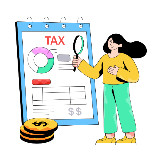 Tax Paper, Tax Document, Tax Doc, Tax Archive, Tax File illustration