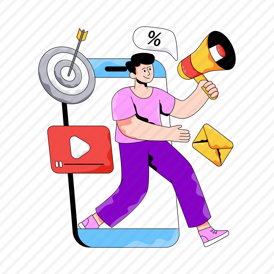 Video Marketing, Video Publicity, Video Campaign, Video Promotion, Digital Marketing,icons preview