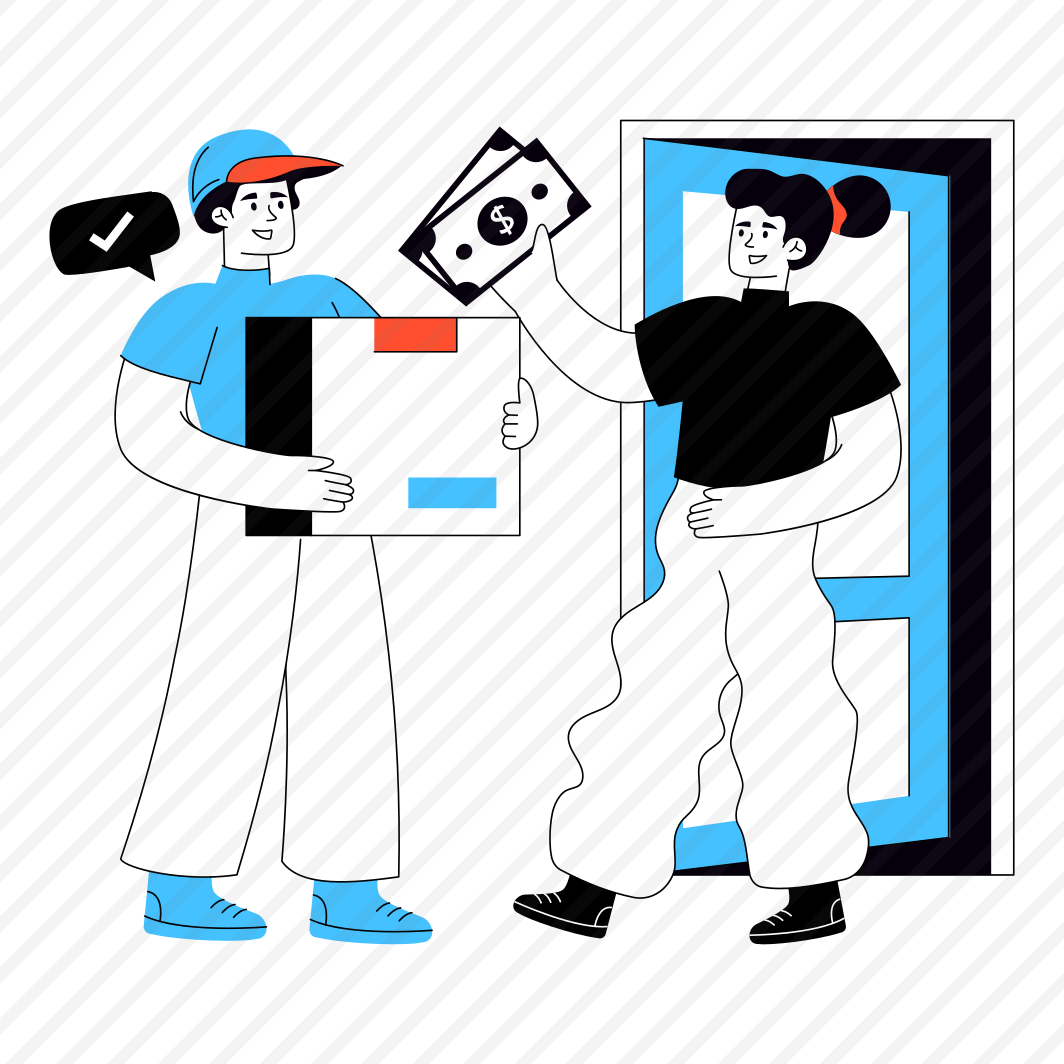 Cash On Delivery, Cod, Parcel Payment, Package Payment, Logistic Payment, preview