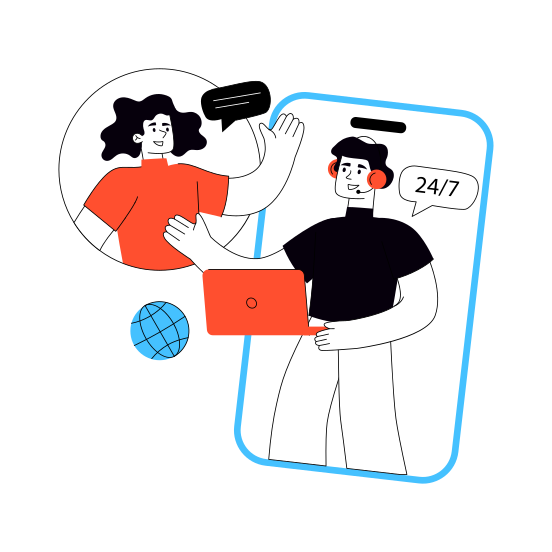 Csr, Helpline, Hotline, Customer Service, Customer Support illustration