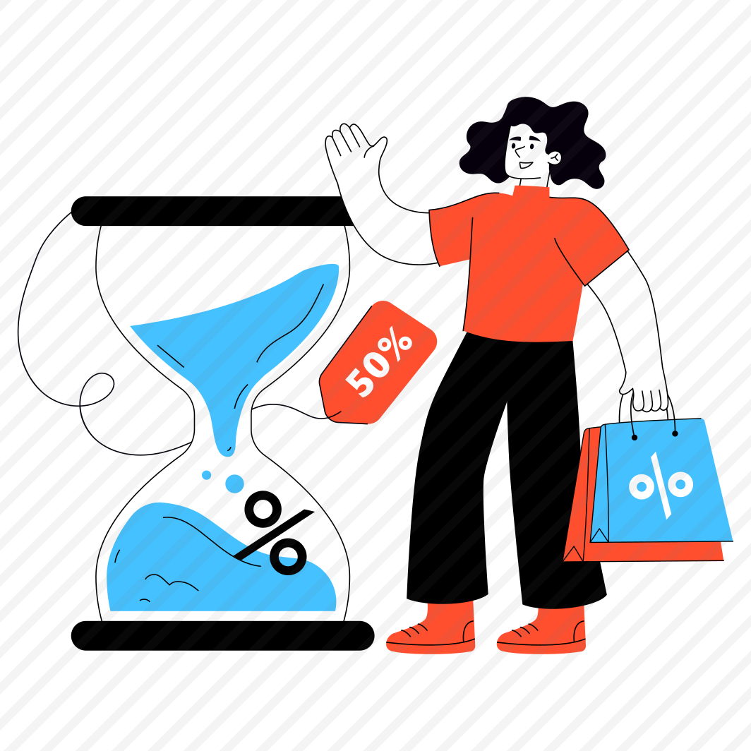 Shopping Discount, Shopping Sale, Limited Time Discount, Commerce, Discount Sale, preview