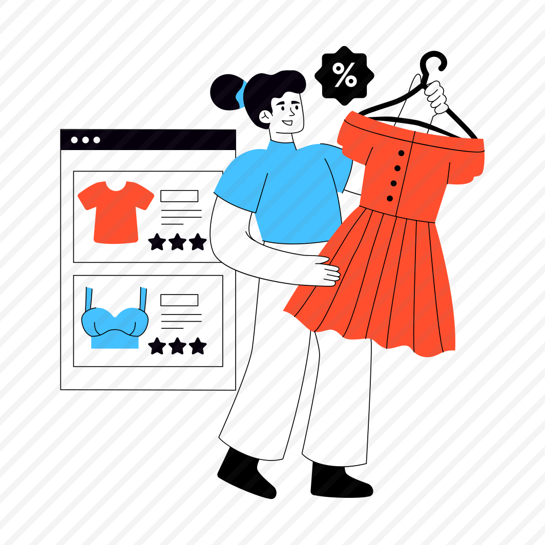 Web Shopping, Eshopping, Ecommerce, Shopping Website, Shopping Option Selection preview