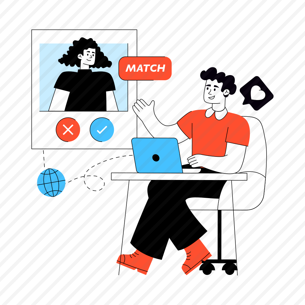 Online Profile Checking, Verified Profile, Verified Account, Online Match, Verified User preview