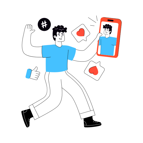 Social Chatting, Social Communication, Conversation, Discussion, Negotiation illustration