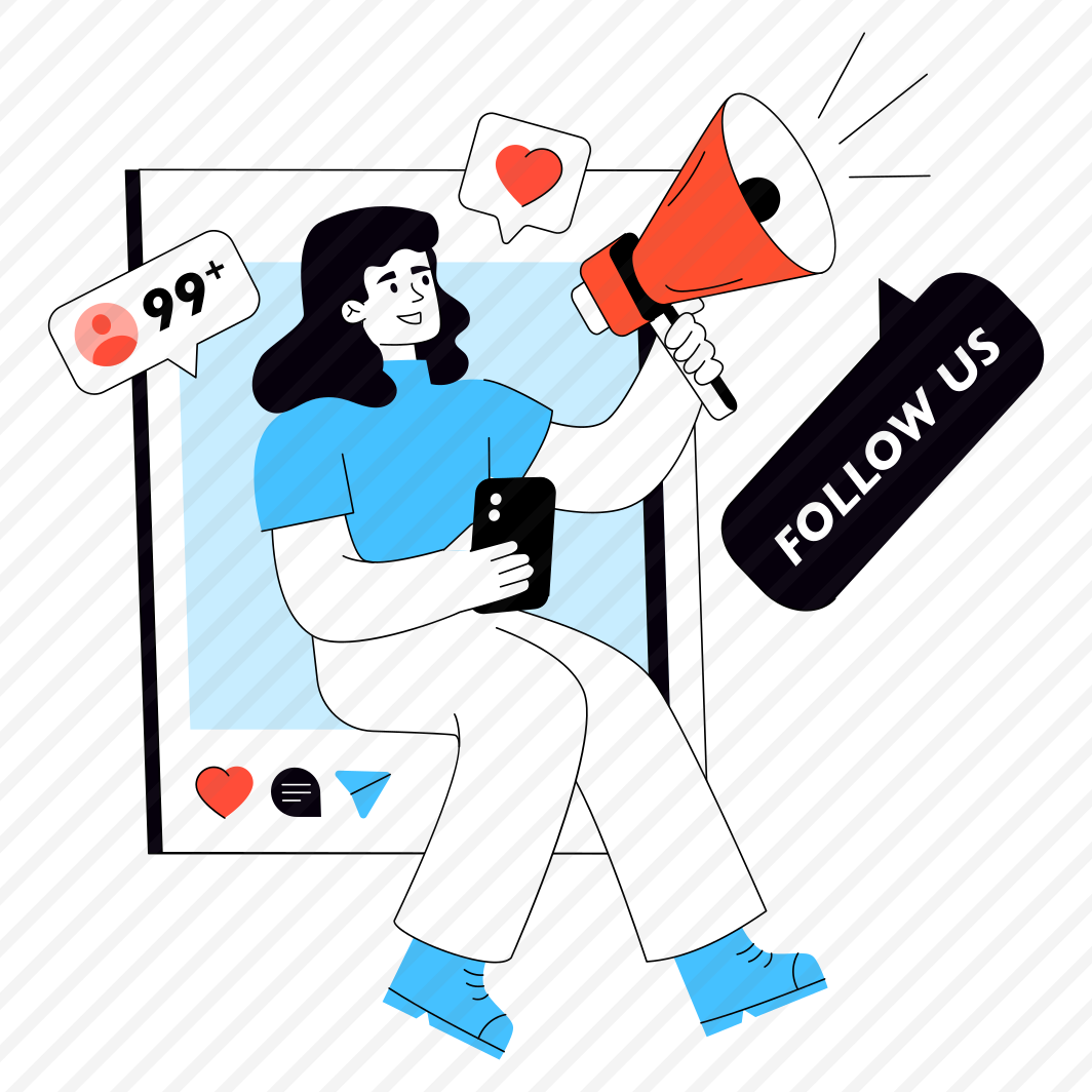 Social Media Promotion, Publicity, Campaign, Announcement, Social Media Manager,icons preview