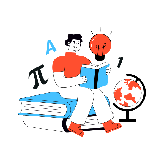 Creative Person, Creative Education, Innovative Person, Innovative Avatar, Innovative Education illustration
