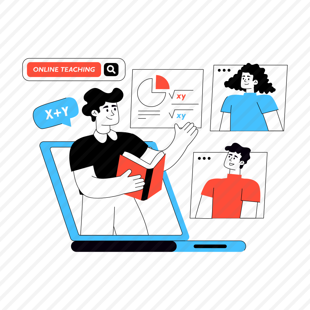 Online Teaching, Online Class, Online Lecture, Online Tutor, Online Teacher preview