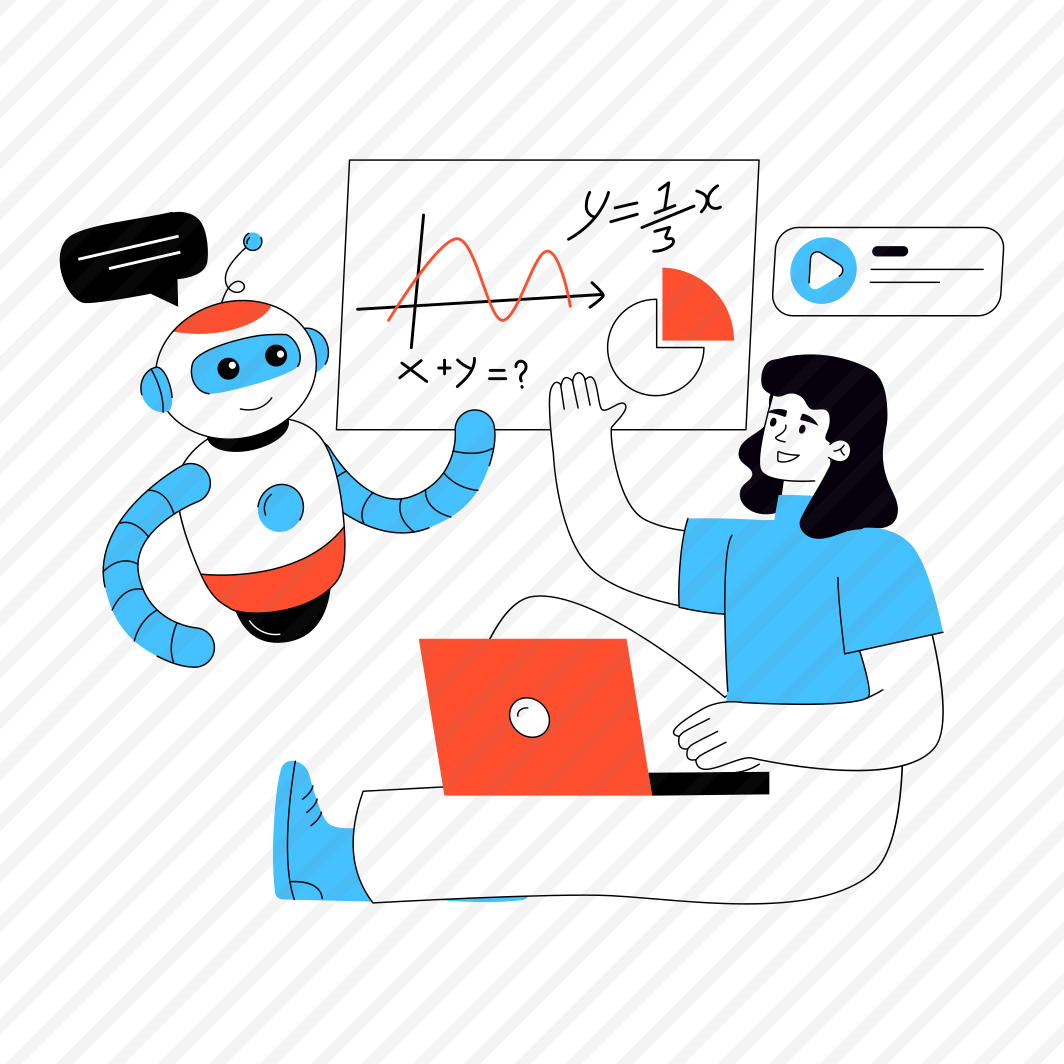 Robotic Education, Robotic Learning, Futuristic Technology, Ai, Artificial Intelligence preview