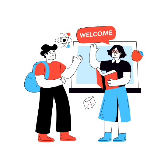 Student Welcome, Welcome To Class, New Student, Education, Learning, illustration
