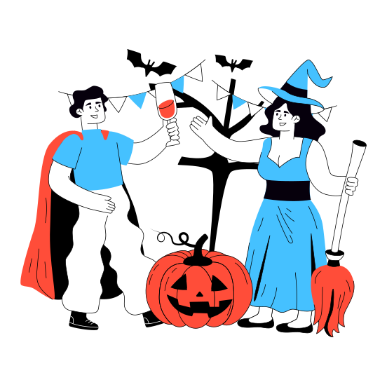 Halloween, Event, Celebration, Festival, Festivity illustration