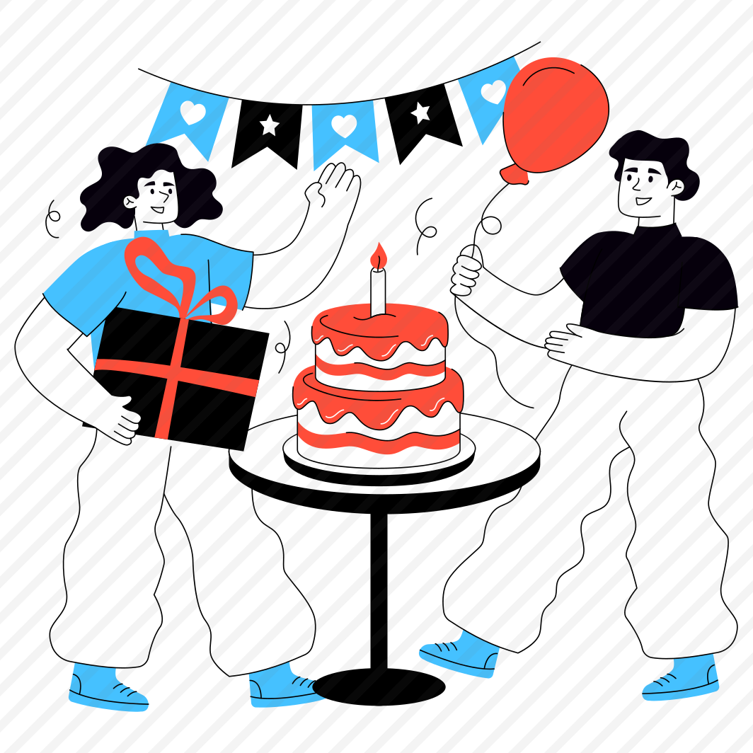 Party Cake, Edible, Birthday Party, Candle Cake, Bakery Item, preview