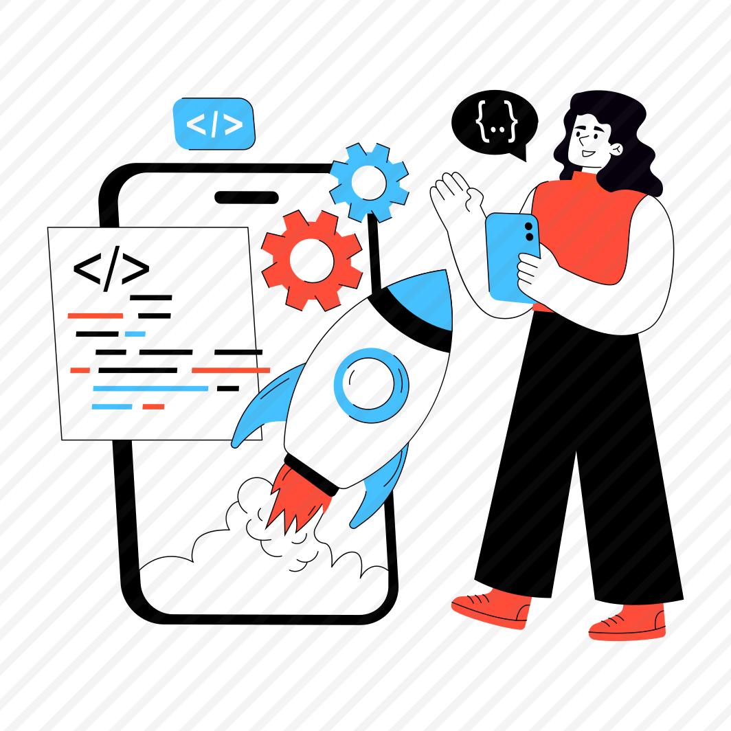 App Launch, App Startup, App Initiation, App Commencement, Mobile Application preview