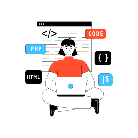 Programming Language, Coding, Http, Web Development, Source Coding illustration