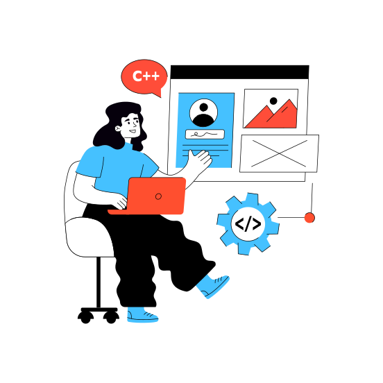Programming, Software Development, Html Coding, Working On Website, Http illustration