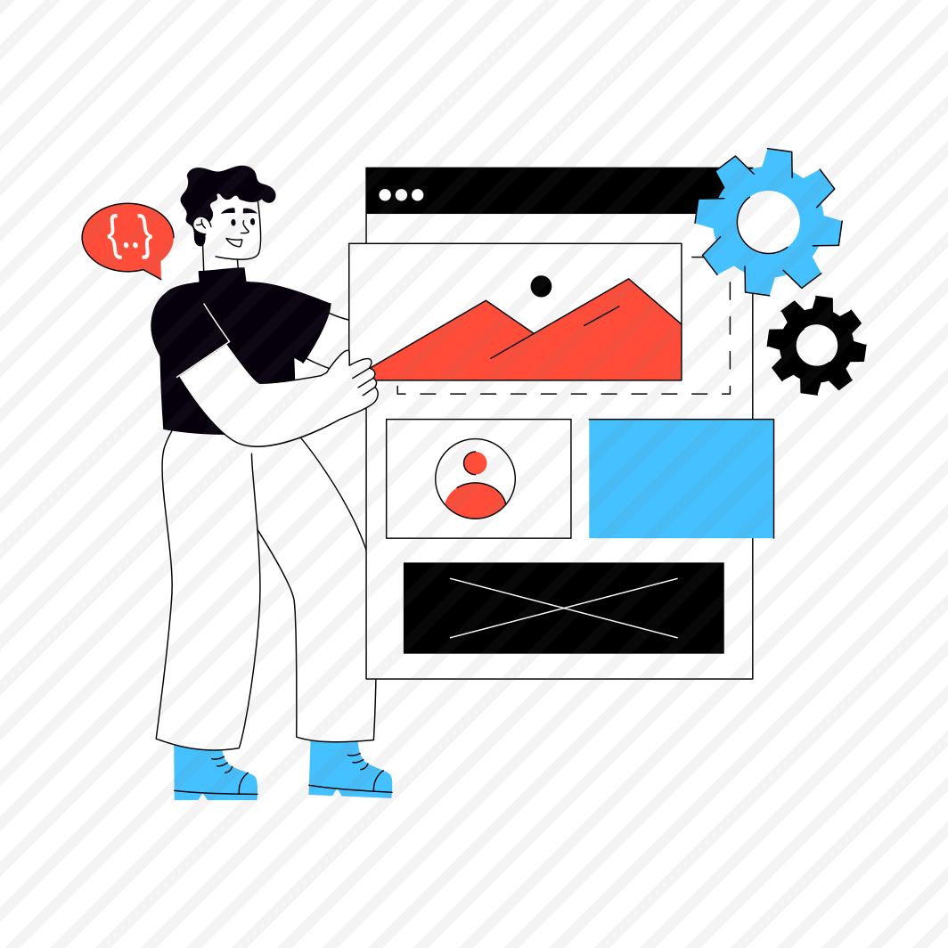 Web Design, Website Design, Web Mockup, Designing Website Layout, Web Wireframe preview