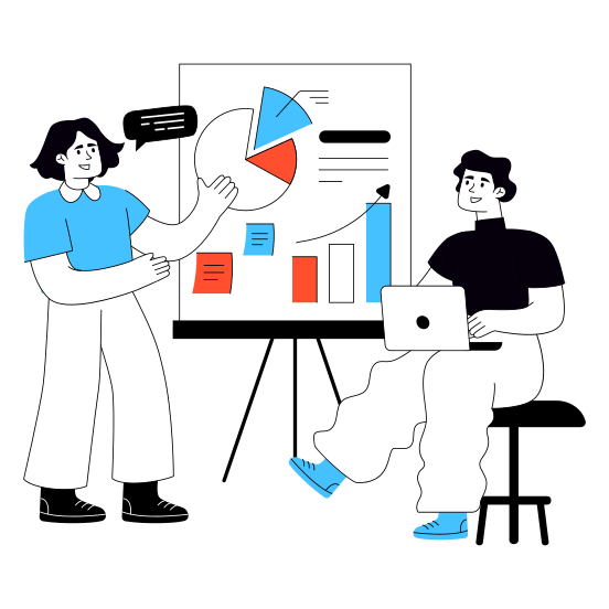 Business Presentation, Graphical Representation, Statistics, Infographic, Data Analytics illustration