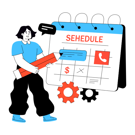Calendar, Business Schedule, Planner, Almanac, Daybook illustration