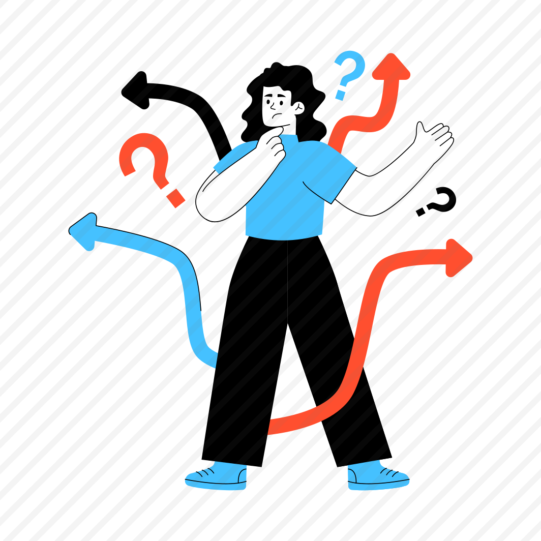 Choose Path, Path Selection, Decision Making, Business Path, Confusion preview