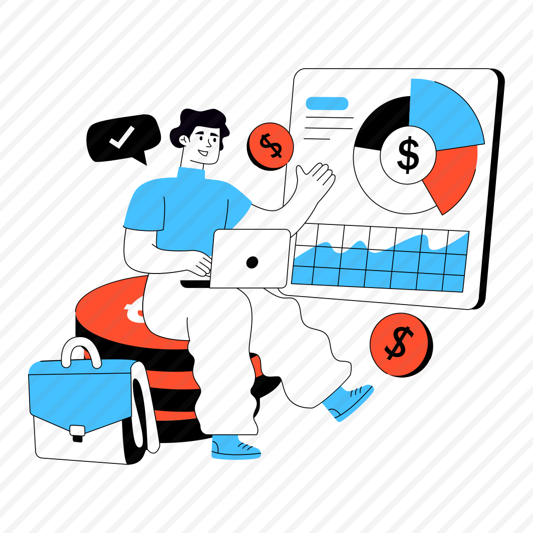 Finance Manager, Financial Presentation, Graphical Representation, Statistics, Infographic, preview