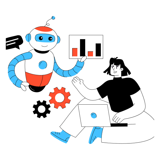 Robot Assistant, Artificial Intelligence, Ai, Robotic Technology, Robotic Assistance, illustration