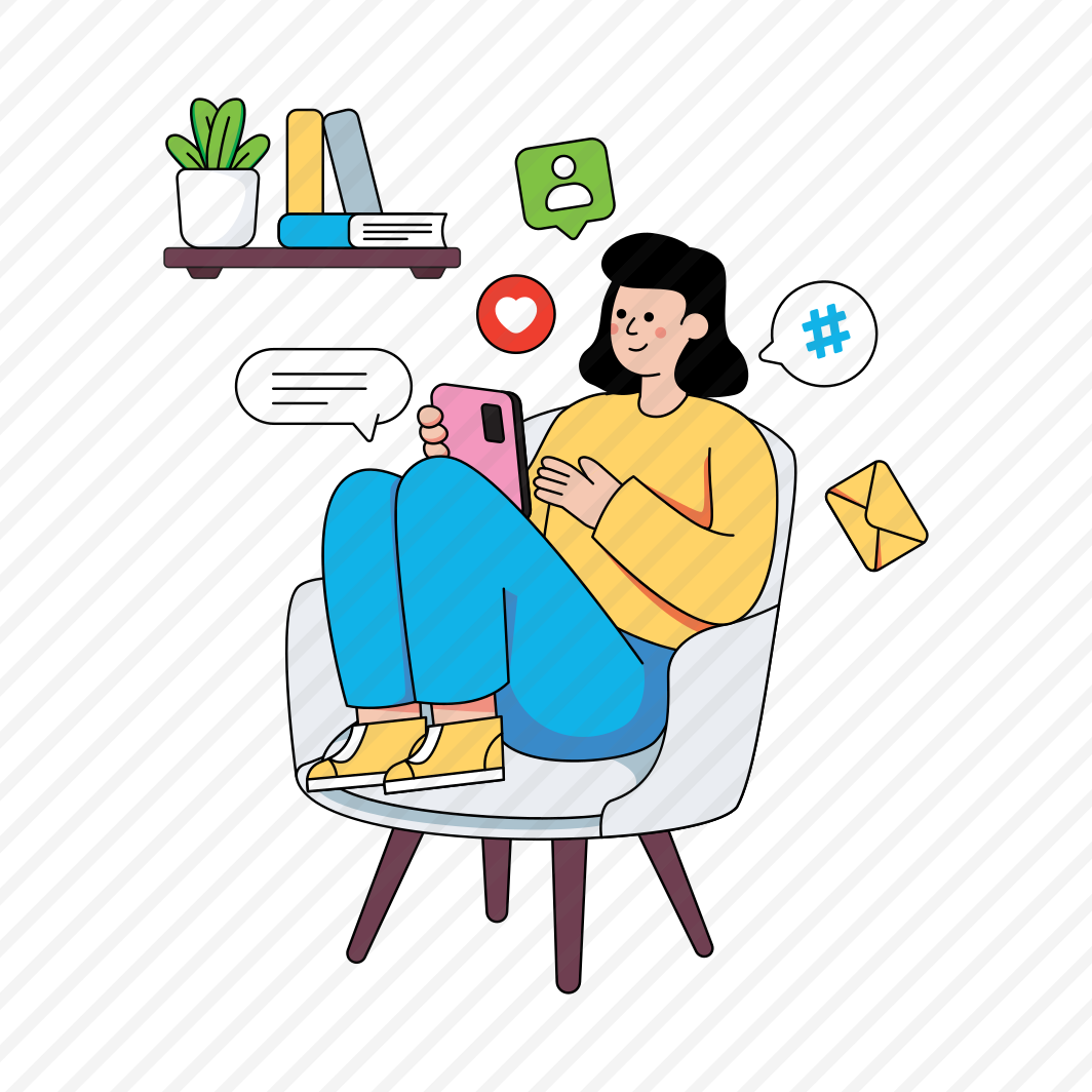 Addicted To Social Media, Using Phone, Social Media Network, Social Media Platform, Addicted To Phone, preview