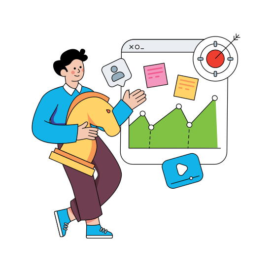 Marketing Strategy, Marketing Plan, Marketing Analytics, Infographic, Statistics , illustration