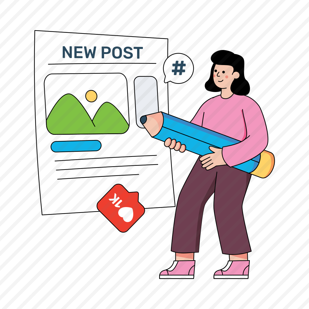 New Post, Social Media, Social Network, Social Platform, Post Writing , preview