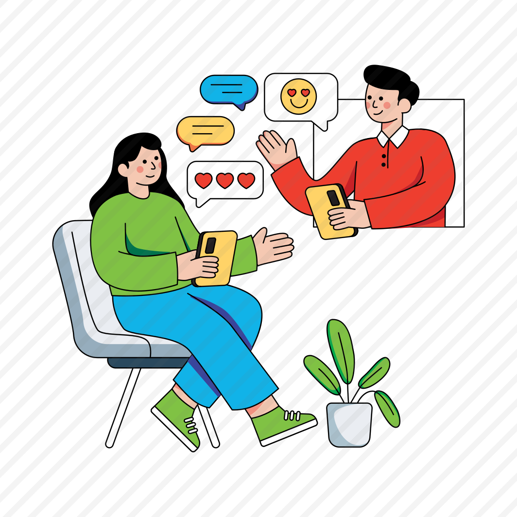 Social Media Chatting, Social Media Communication, Social Media Conversation, Social Media Discussion, Social Media Negotiation , preview