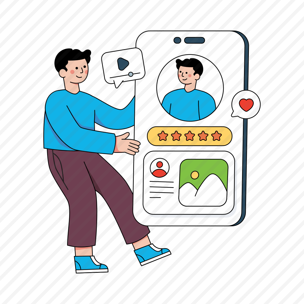 Social Media Profile, Social Media Account, Social Media Picture, Online Profile, Mobile Profile , preview