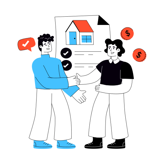 Contract Paper, Agreement, Deal, Handshake, Handclasp illustration